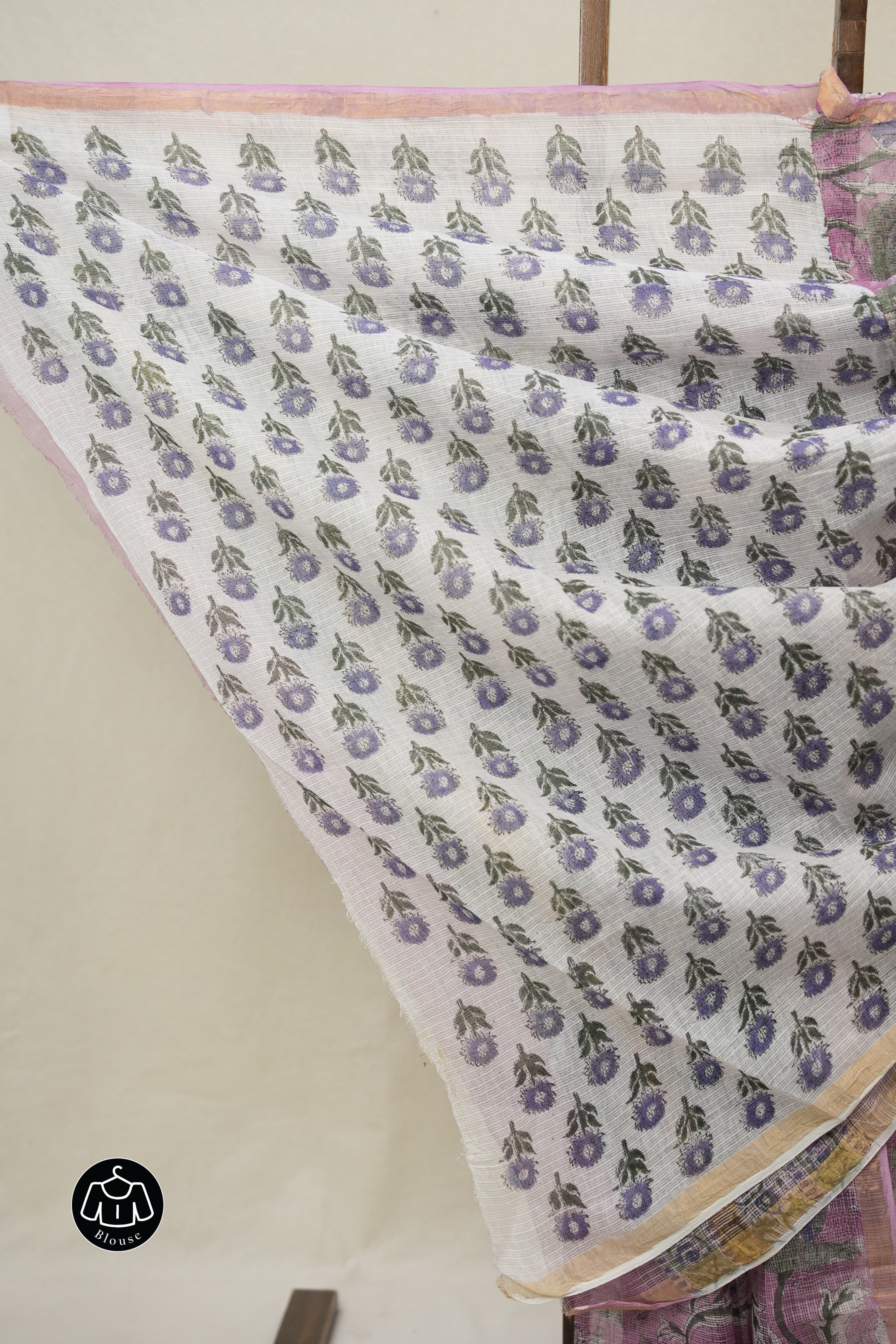 Pink HBP Kota Doria Saree - SRPKDS246