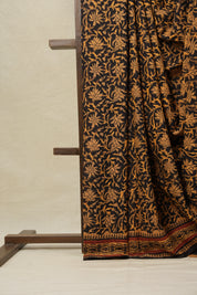 Black HBP Cotton Saree-SRBCS2165