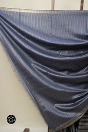 Blue Tussar Silk Saree - SRBTSS1793
