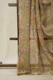 Mint Green HBP Kota Doria Saree - SRMGKDS250