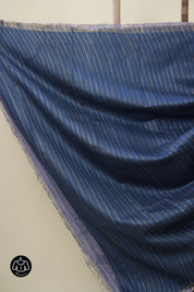 Blue Tussar Silk Saree - SRBTSS1796