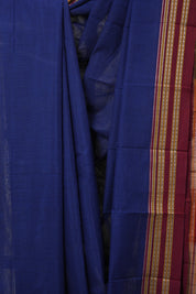 Blue Cotton Ilkal Saree - SRBCIS883
