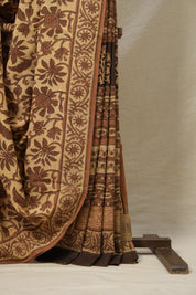 Beige HBP Cotton Saree - SRBCS1797