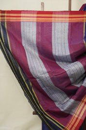 Blue Cotton Ilkal Saree - SRBCIS883