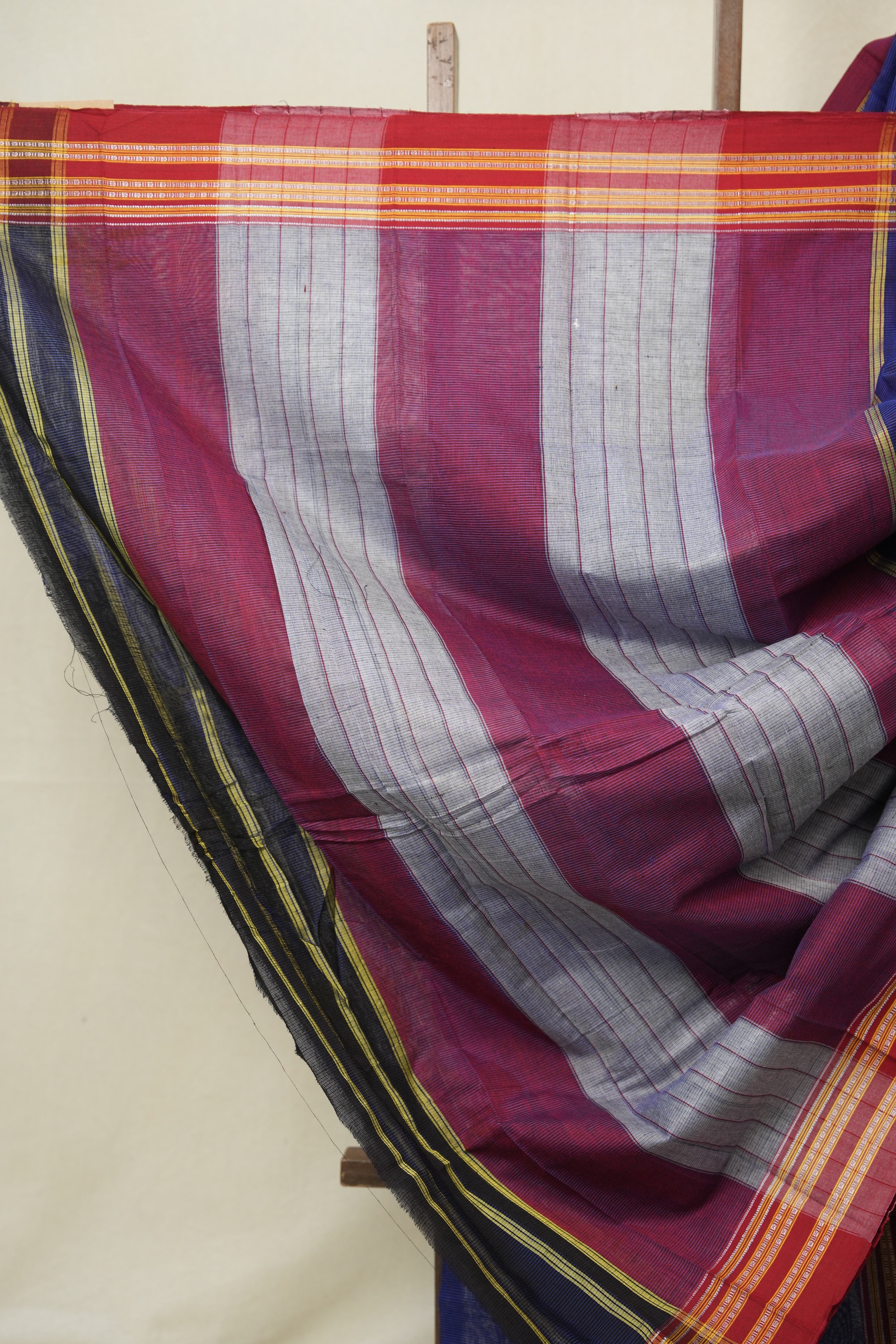 Blue Cotton Ilkal Saree - SRBCIS883