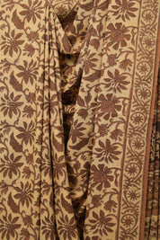 Beige HBP Cotton Saree - SRBCS1797