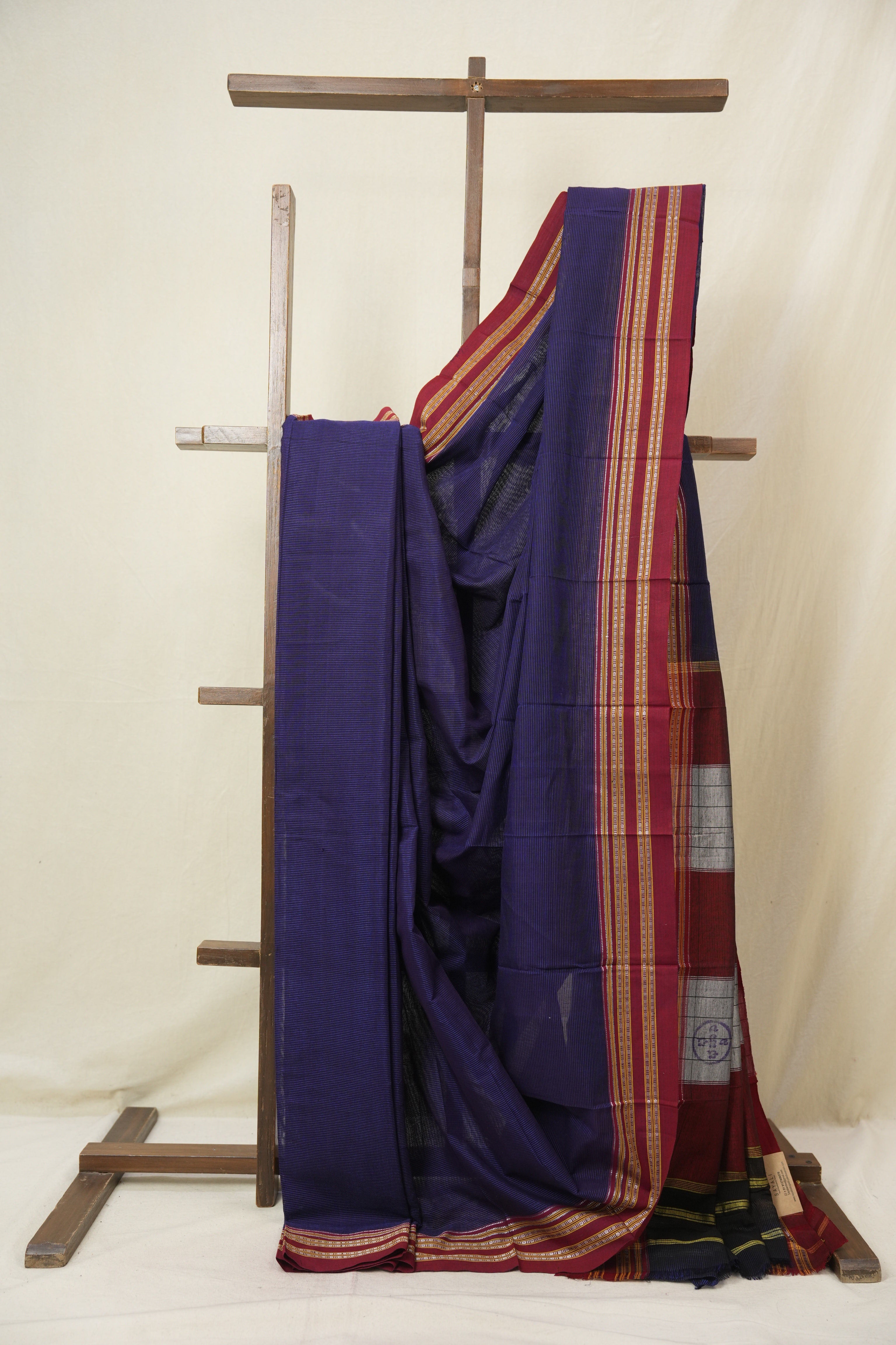 Violet Cotton Ilkal Saree - SRVCIS882