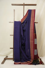 Violet Cotton Ilkal Saree - SRVCIS882