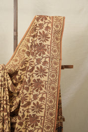 Beige HBP Cotton Saree - SRBCS1797