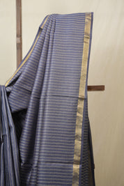 Purple Tussar Silk Saree - SRPTSS1798