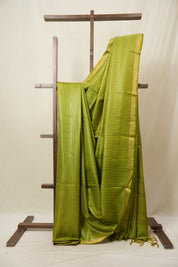 Green Tussar Silk Saree - SRGTSS1789