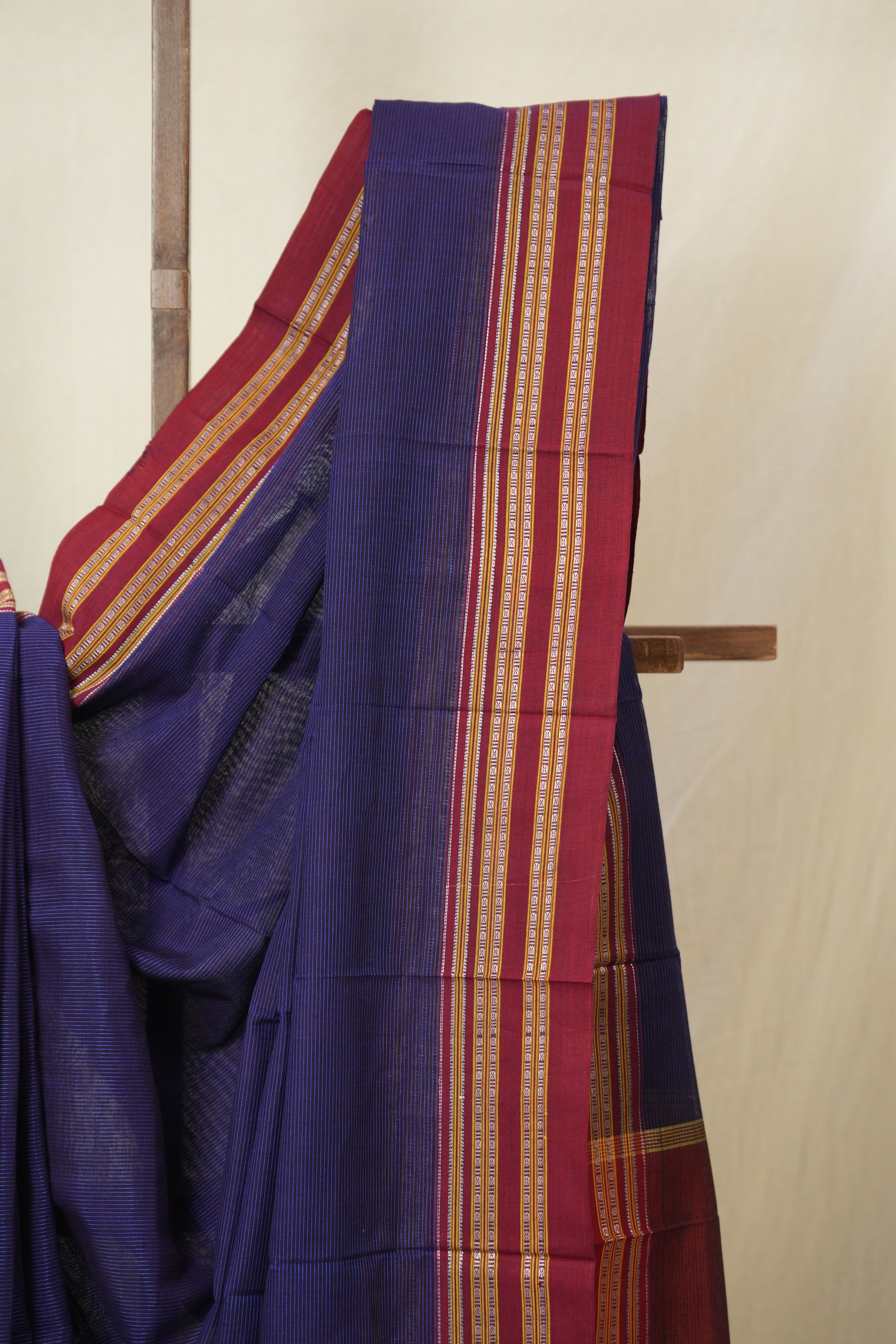 Violet Cotton Ilkal Saree - SRVCIS882
