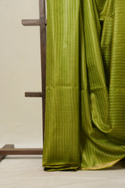 Green Tussar Silk Saree - SRGTSS1789