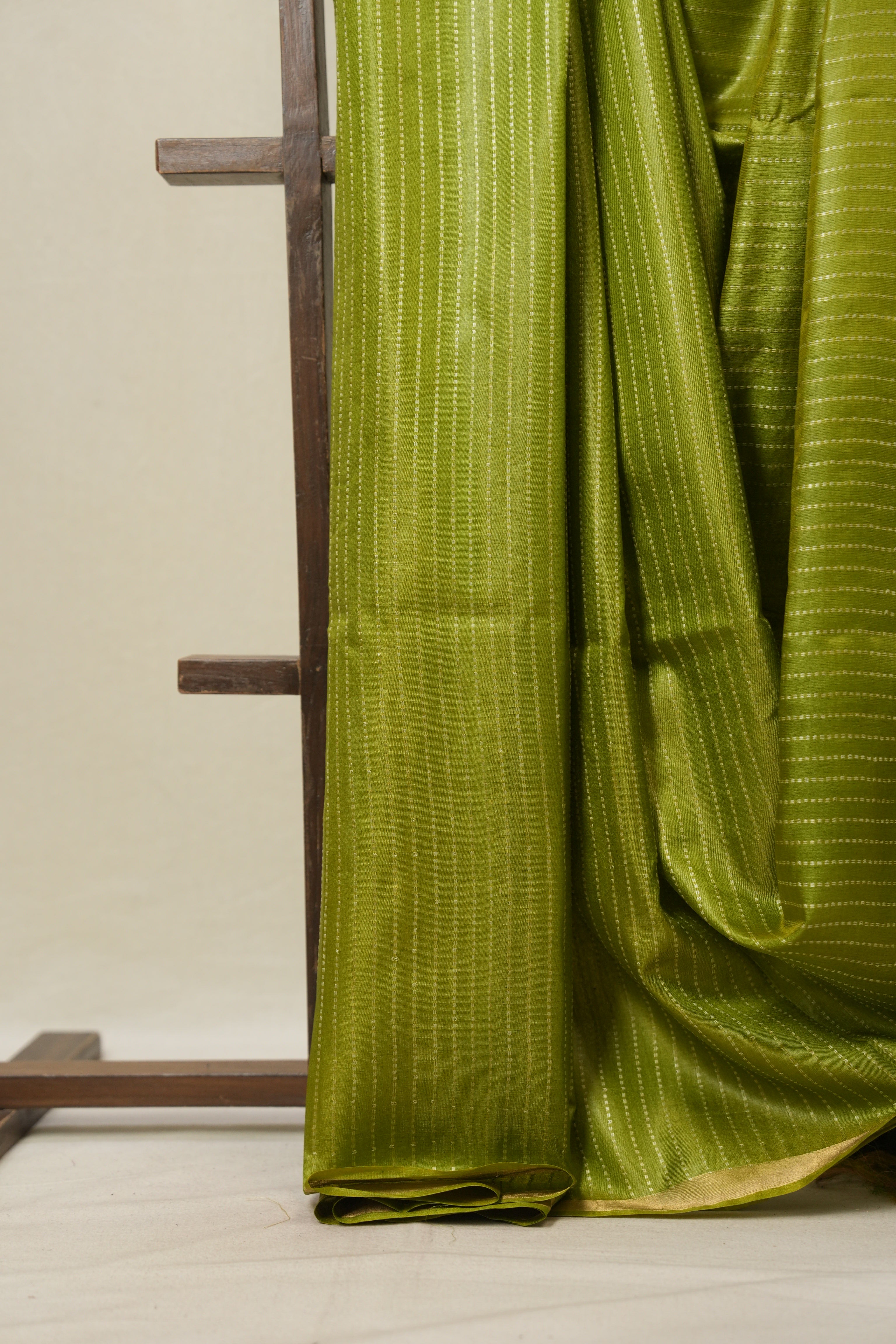 Green Tussar Silk Saree - SRGTSS1789