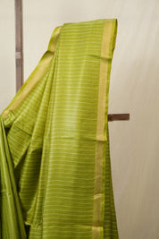 Green Tussar Silk Saree - SRGTSS1789