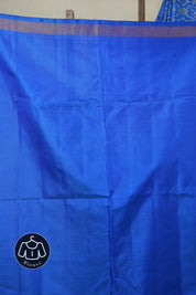 Blue Rajkot Patola Silk Saree (DEFECT) - SRBRPSS106-PI
