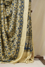 Cream HBP Modal Silk Saree - SRCMSS644
