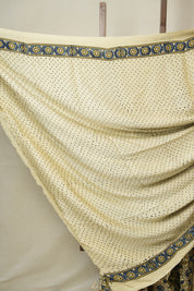 Cream HBP Modal Silk Saree - SRCMSS644