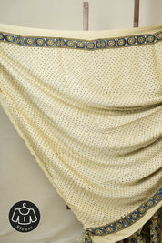 Cream HBP Modal Silk Saree - SRCMSS644