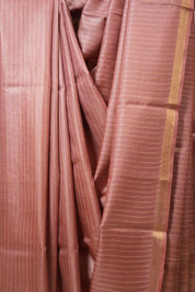 Pink Tussar Silk Saree - SRPTSS1788