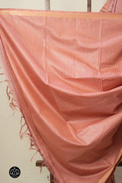 Pink Tussar Silk Saree - SRPTSS1788