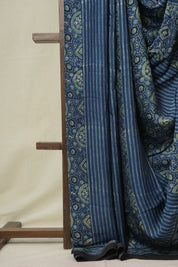 Blue HBP Modal Silk Saree - SRBMSS645