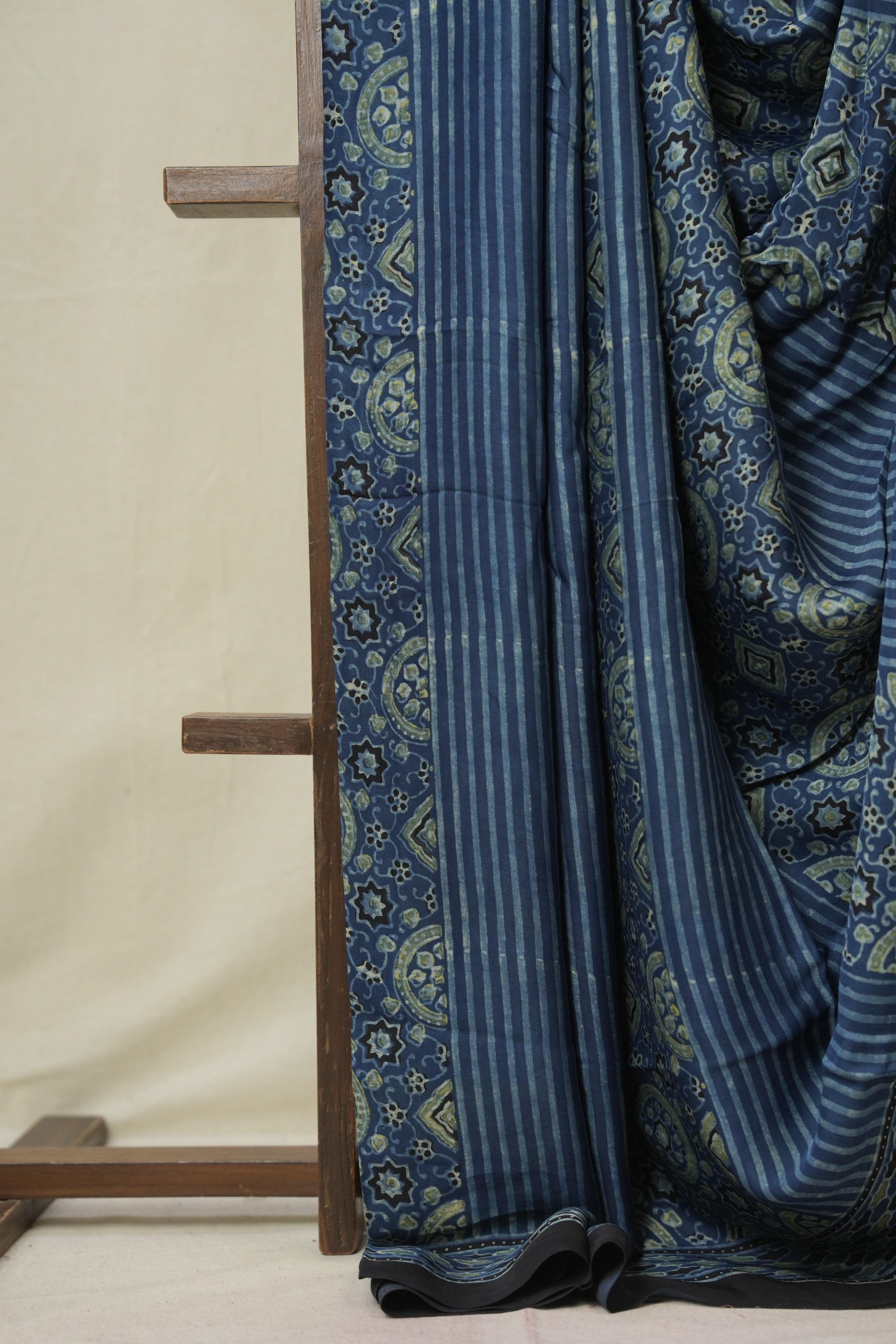 Blue HBP Modal Silk Saree - SRBMSS645