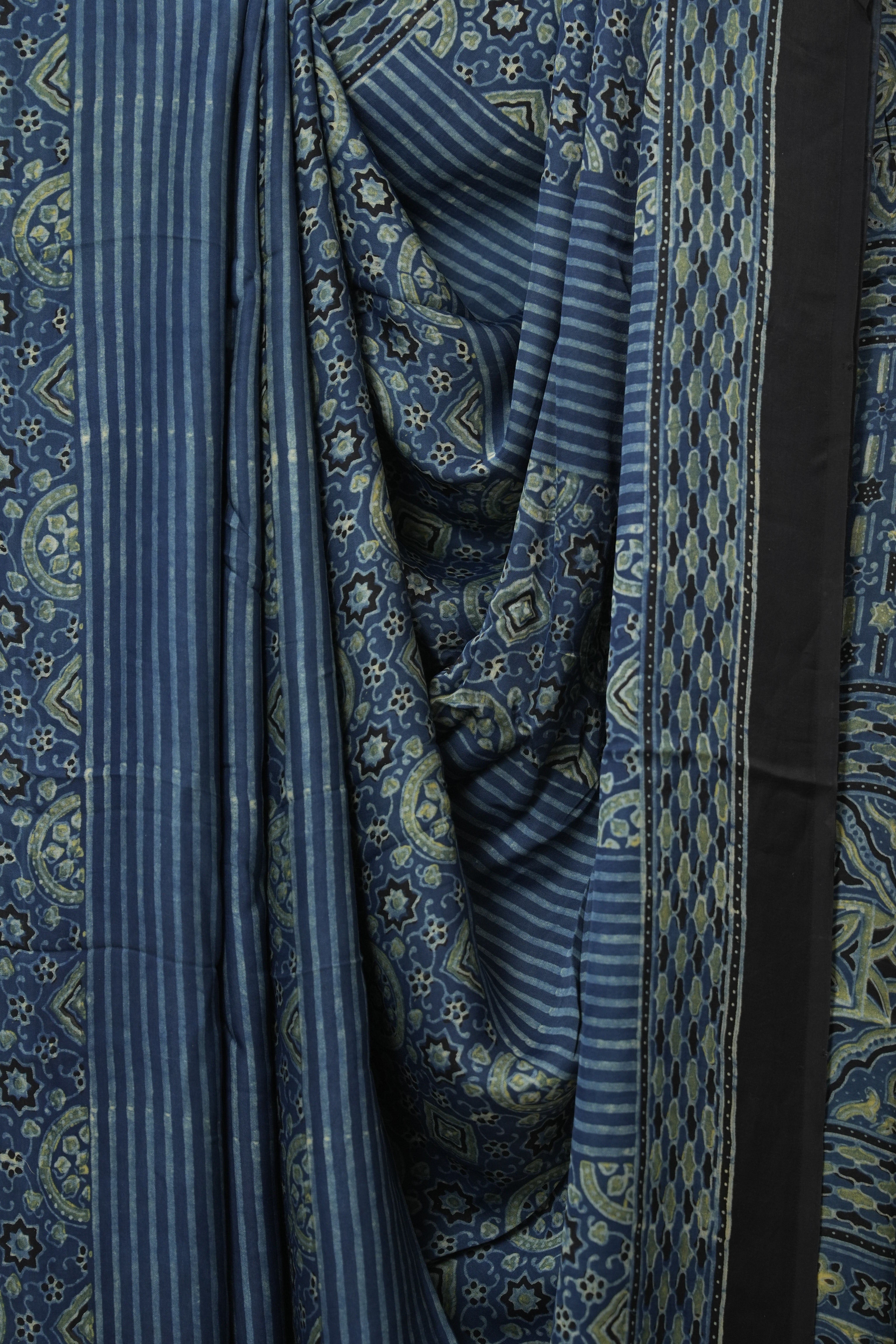 Blue HBP Modal Silk Saree - SRBMSS645