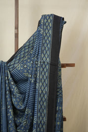 Blue HBP Modal Silk Saree - SRBMSS645