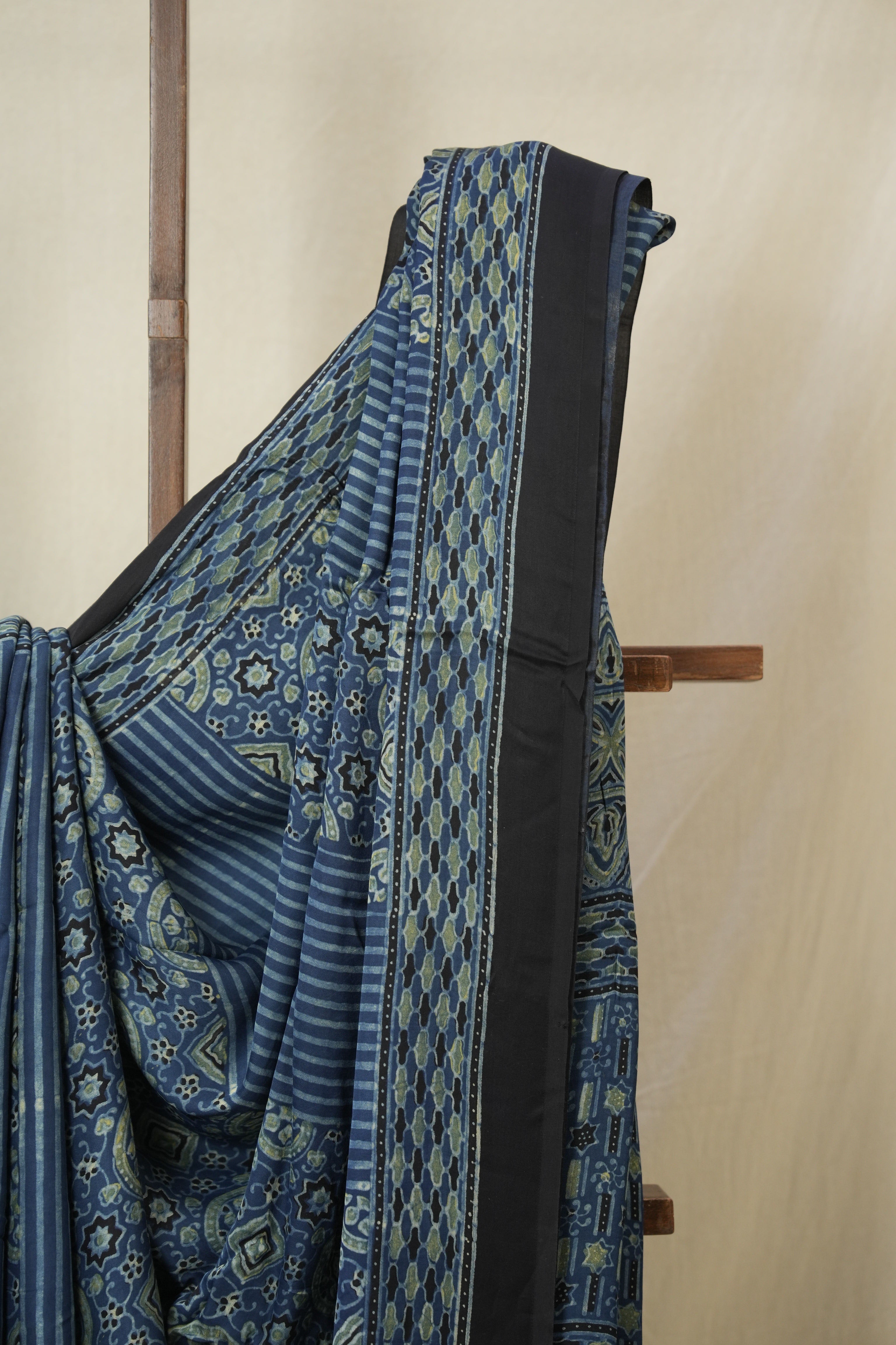 Blue HBP Modal Silk Saree - SRBMSS645