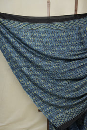 Blue HBP Modal Silk Saree - SRBMSS645