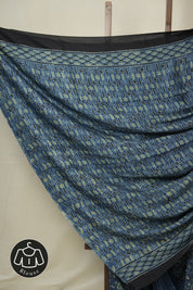 Blue HBP Modal Silk Saree - SRBMSS645