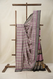 Pink Mushroom HBP Cotton Saree - SRPMCS2871