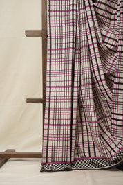 Pink Mushroom HBP Cotton Saree - SRPMCS2871