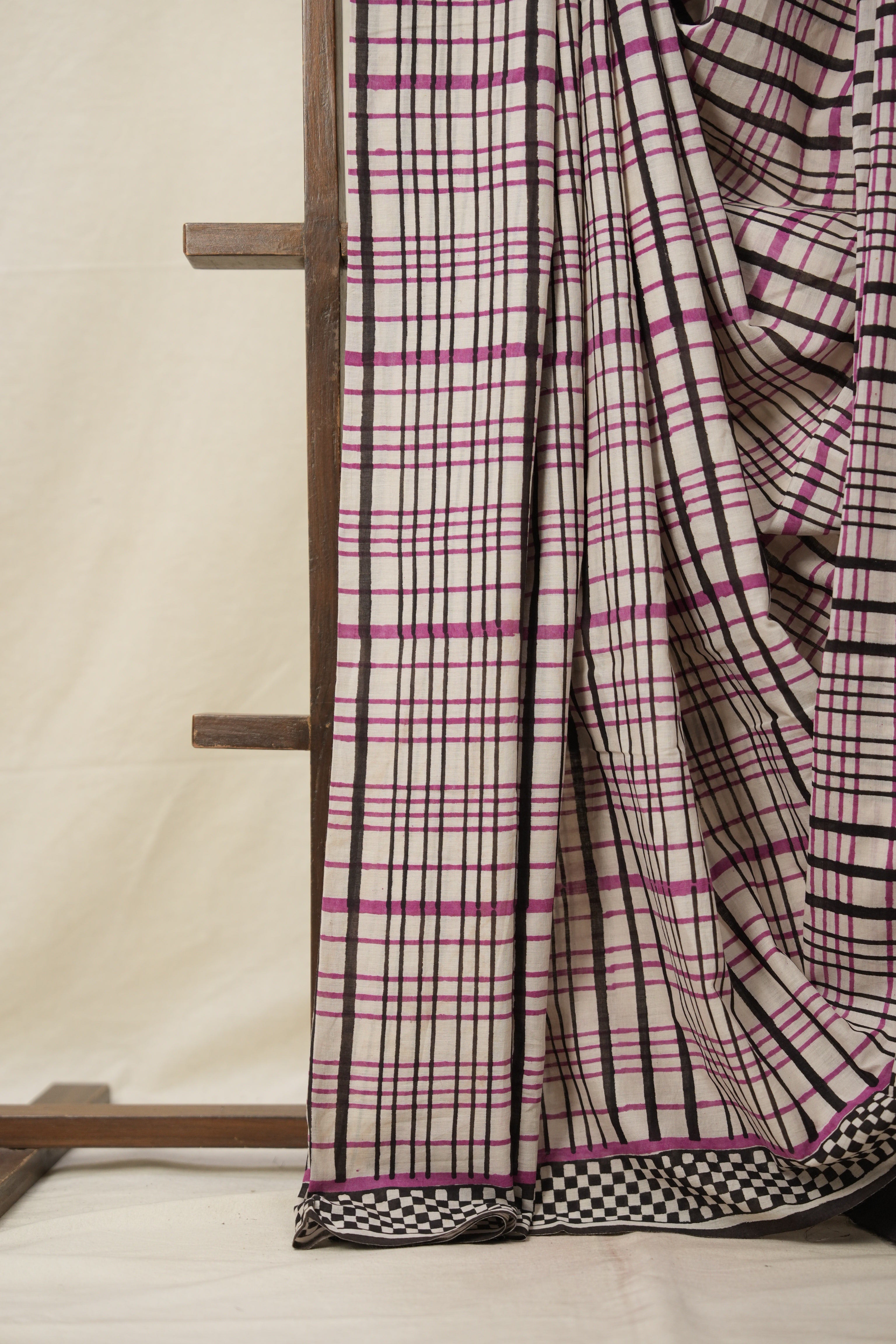 Pink Mushroom HBP Cotton Saree - SRPMCS2871