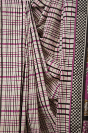 Pink Mushroom HBP Cotton Saree - SRPMCS2871