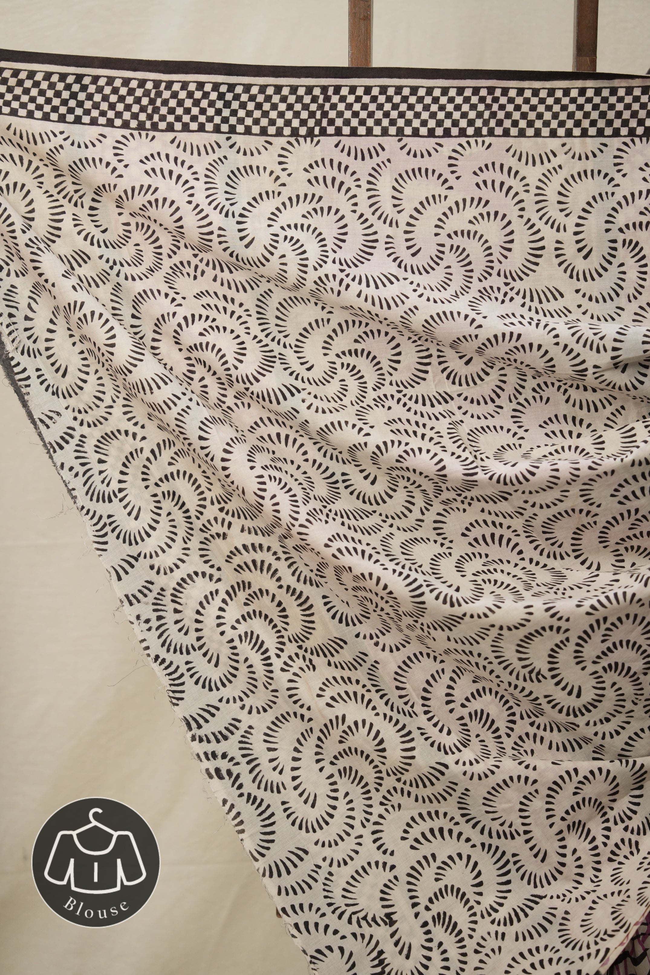 Pink Mushroom HBP Cotton Saree - SRPMCS2871