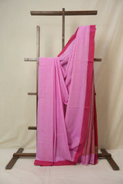 Pink Bengal Cotton Saree - SRPBCS173