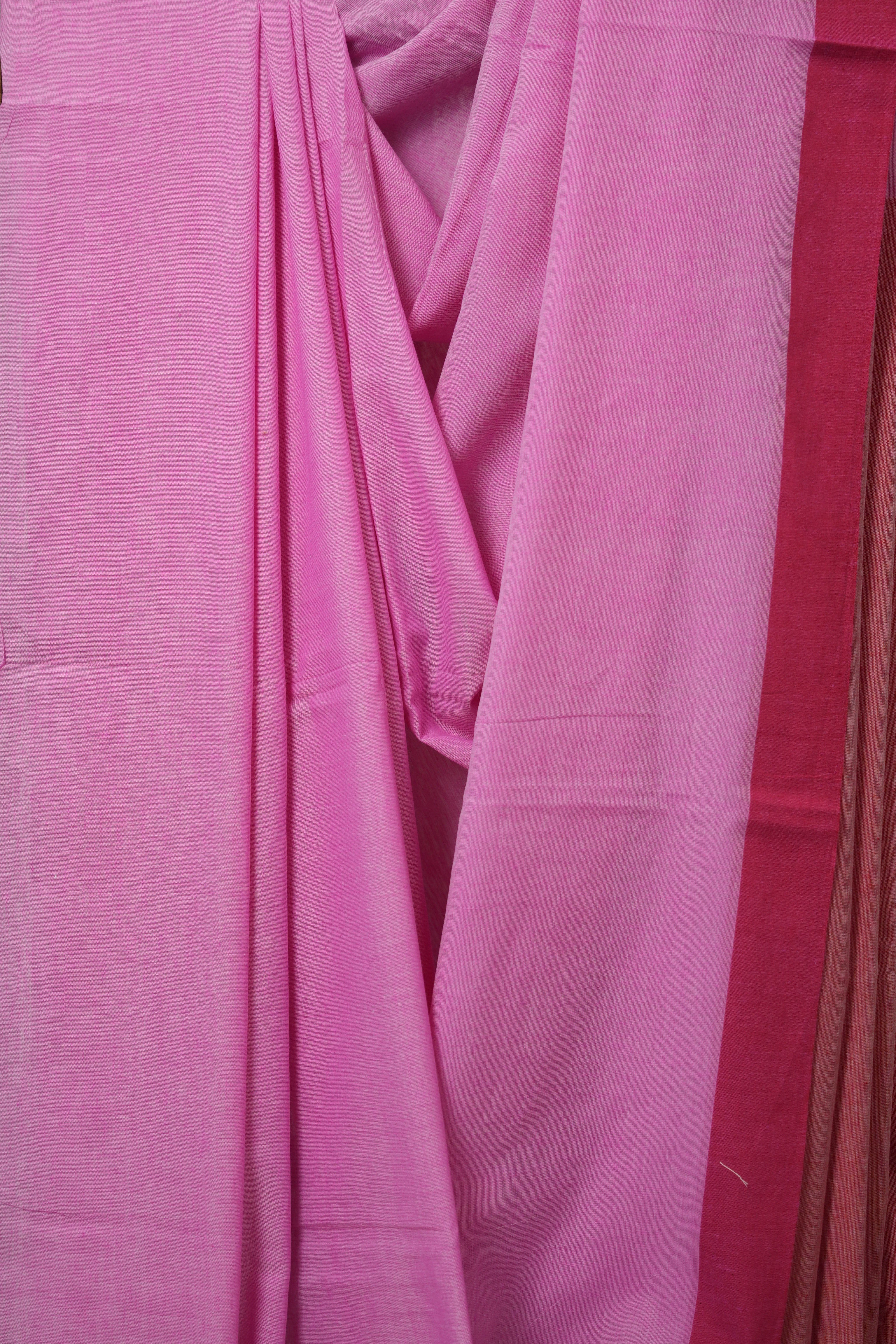 Pink Bengal Cotton Saree - SRPBCS173
