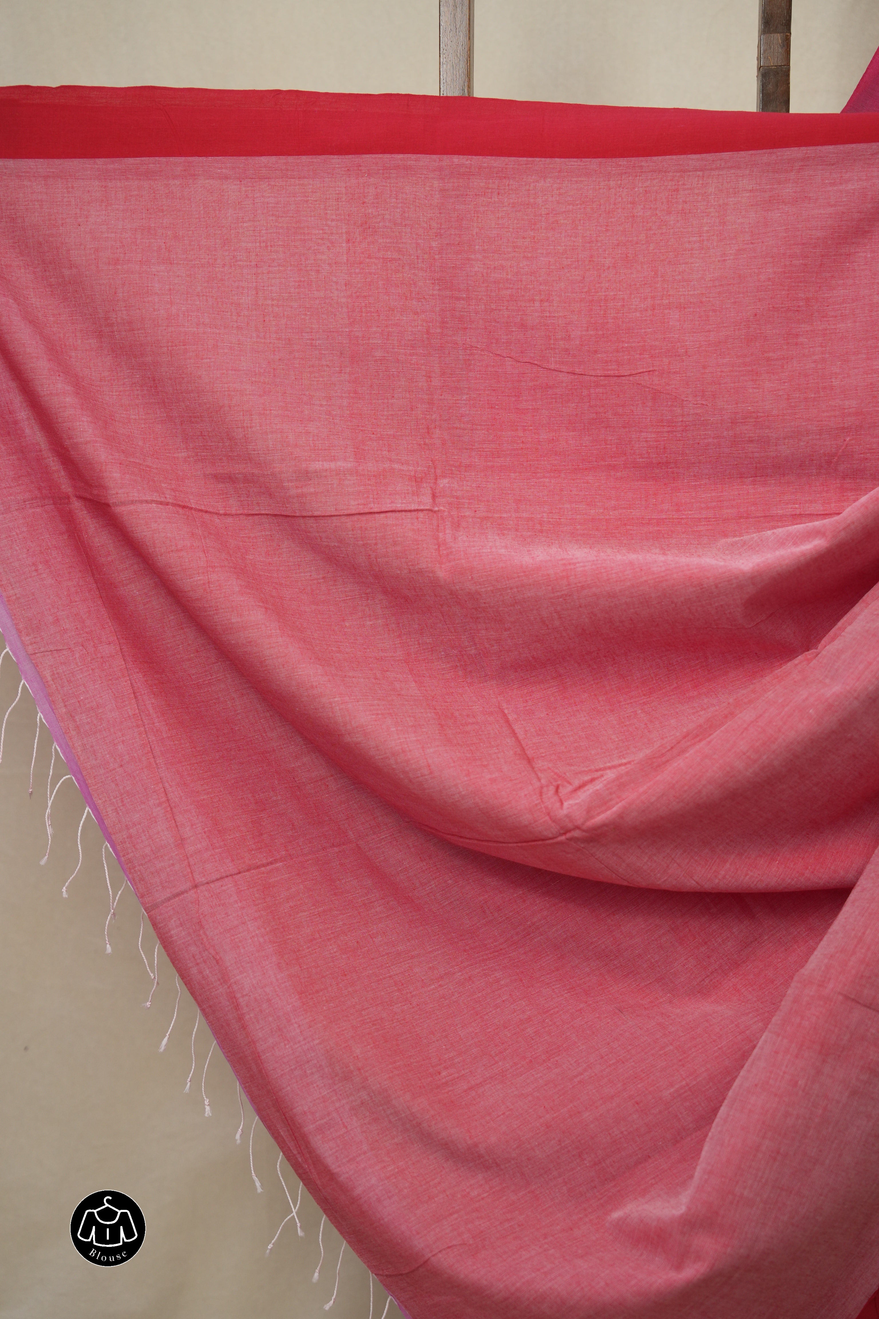 Pink Bengal Cotton Saree - SRPBCS173