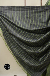 Green Tussar Silk Saree - SRGTSS1804