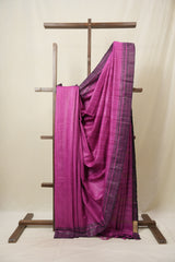 Pink Tussar Silk Saree - SRPTSS1802
