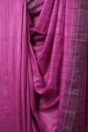Pink Tussar Silk Saree - SRPTSS1802