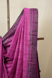 Pink Tussar Silk Saree - SRPTSS1802
