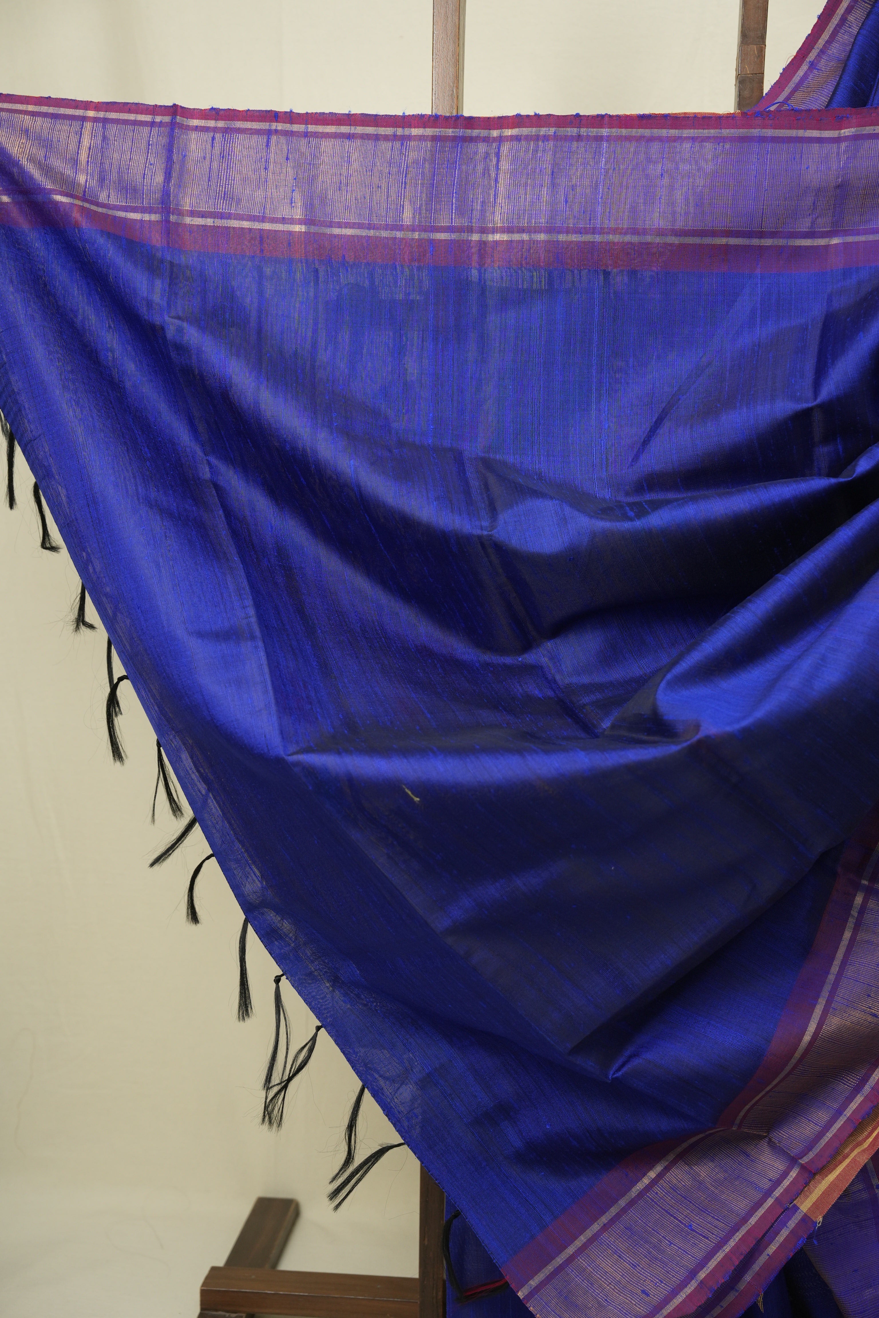 Royal Blue Raw Silk Saree - SRRBRSS1070