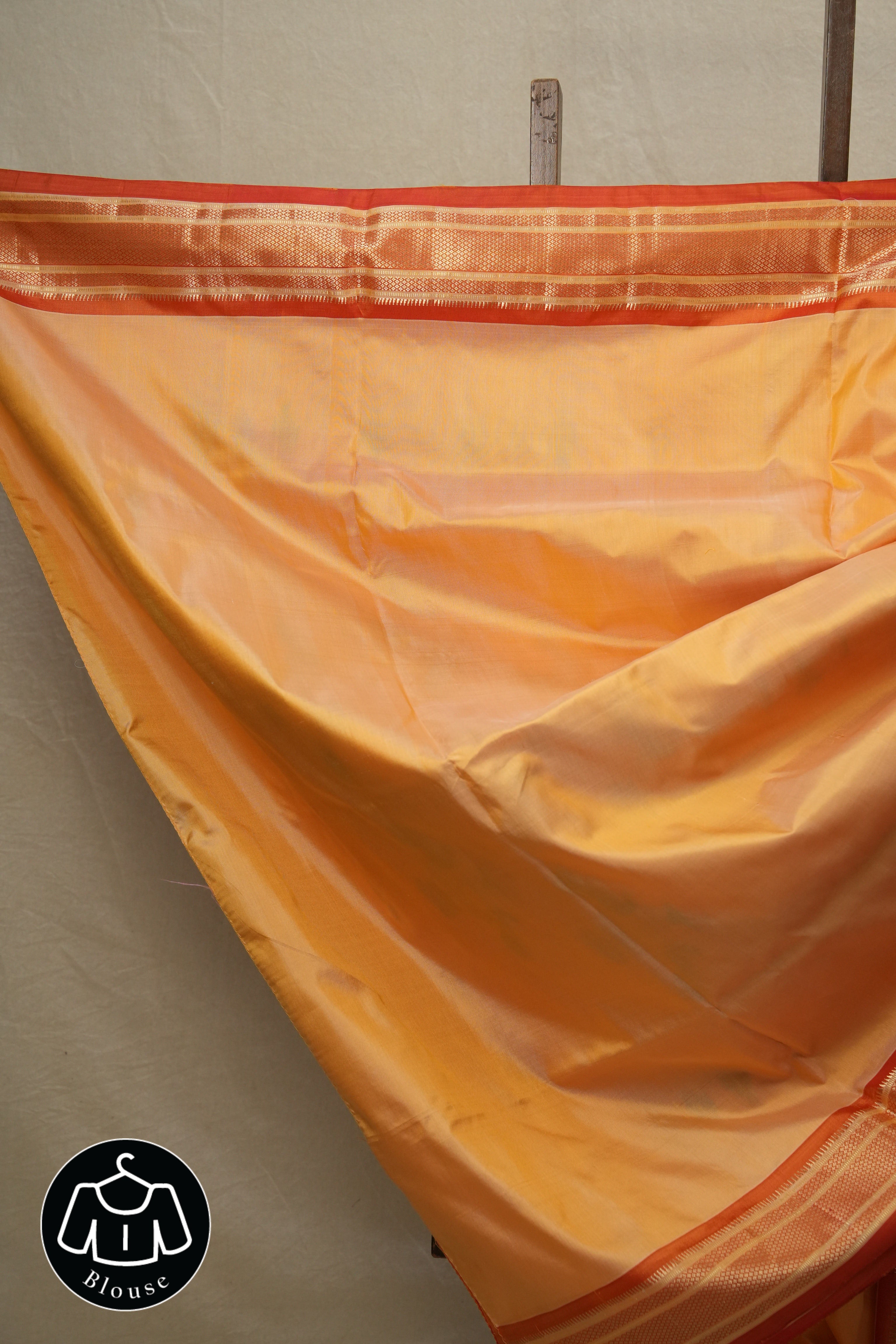 Pastel Orange Silk Paithani Saree - SRPOSPS558