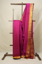 Magenta Kanjeevaram Silk Saree - SRMKSS774