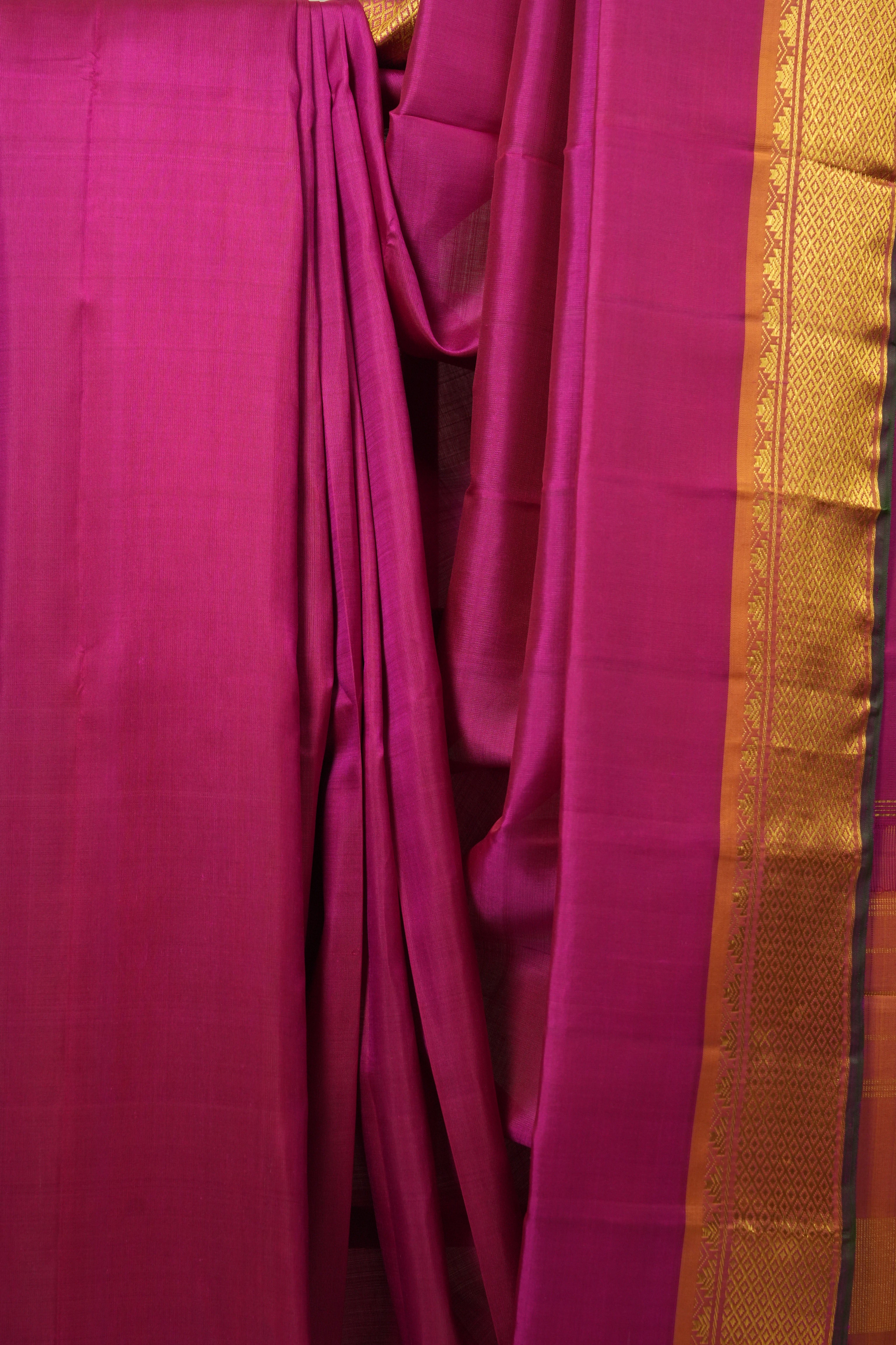 Magenta Kanjeevaram Silk Saree - SRMKSS774