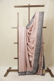 Light Pink Tussar Silk Saree - SRLPTSS1808