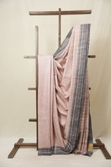 Light Pink Tussar Silk Saree - SRLPTSS1808